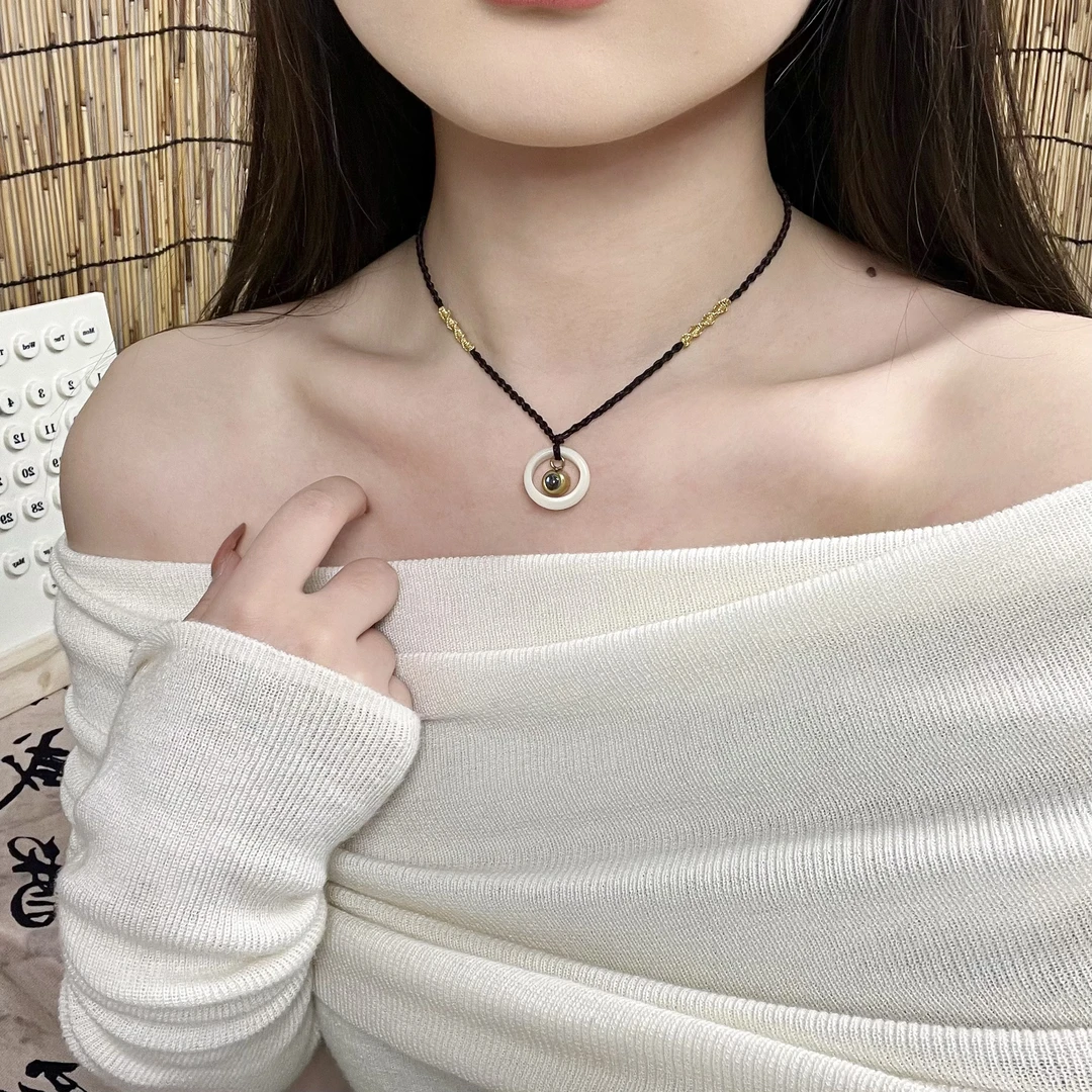 手工DIY材料包100种我爱你投影项链生日礼物送女生