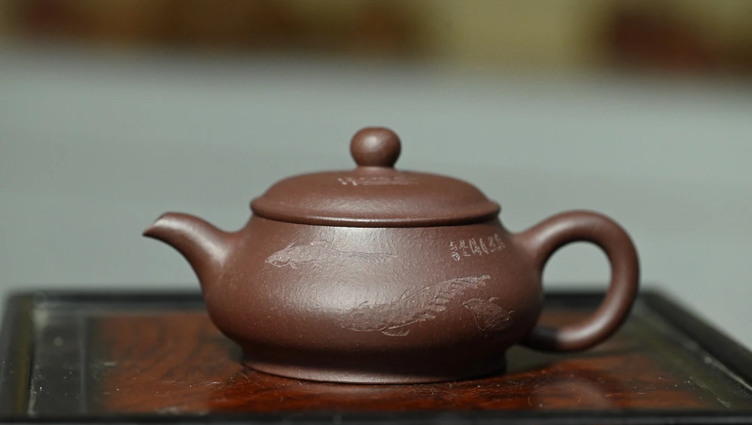 明炉原矿老紫泥130毫升正宗宜兴紫砂壶茶具纯手工泡茶壶功夫茶器