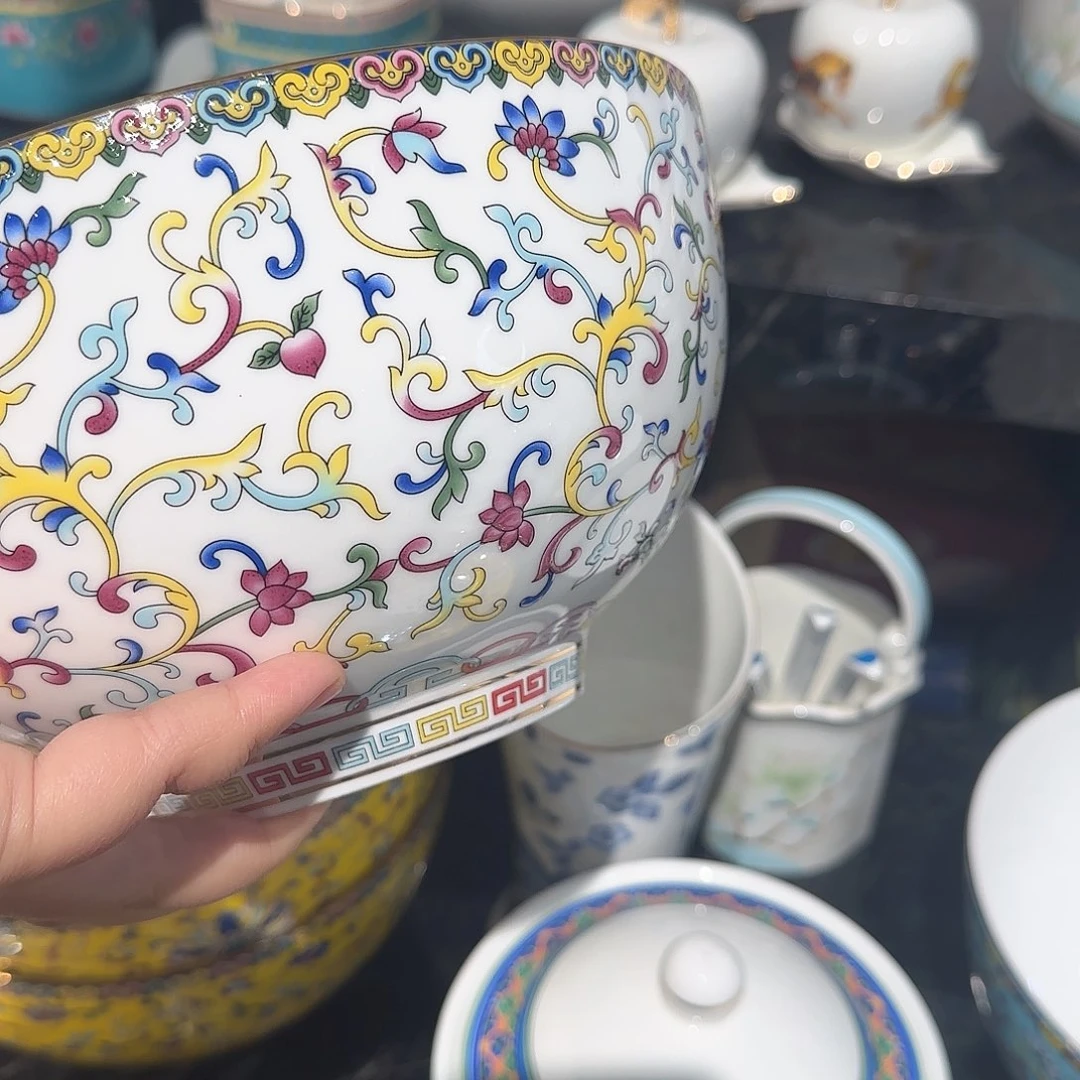 骨瓷骨瓷珐琅彩工艺