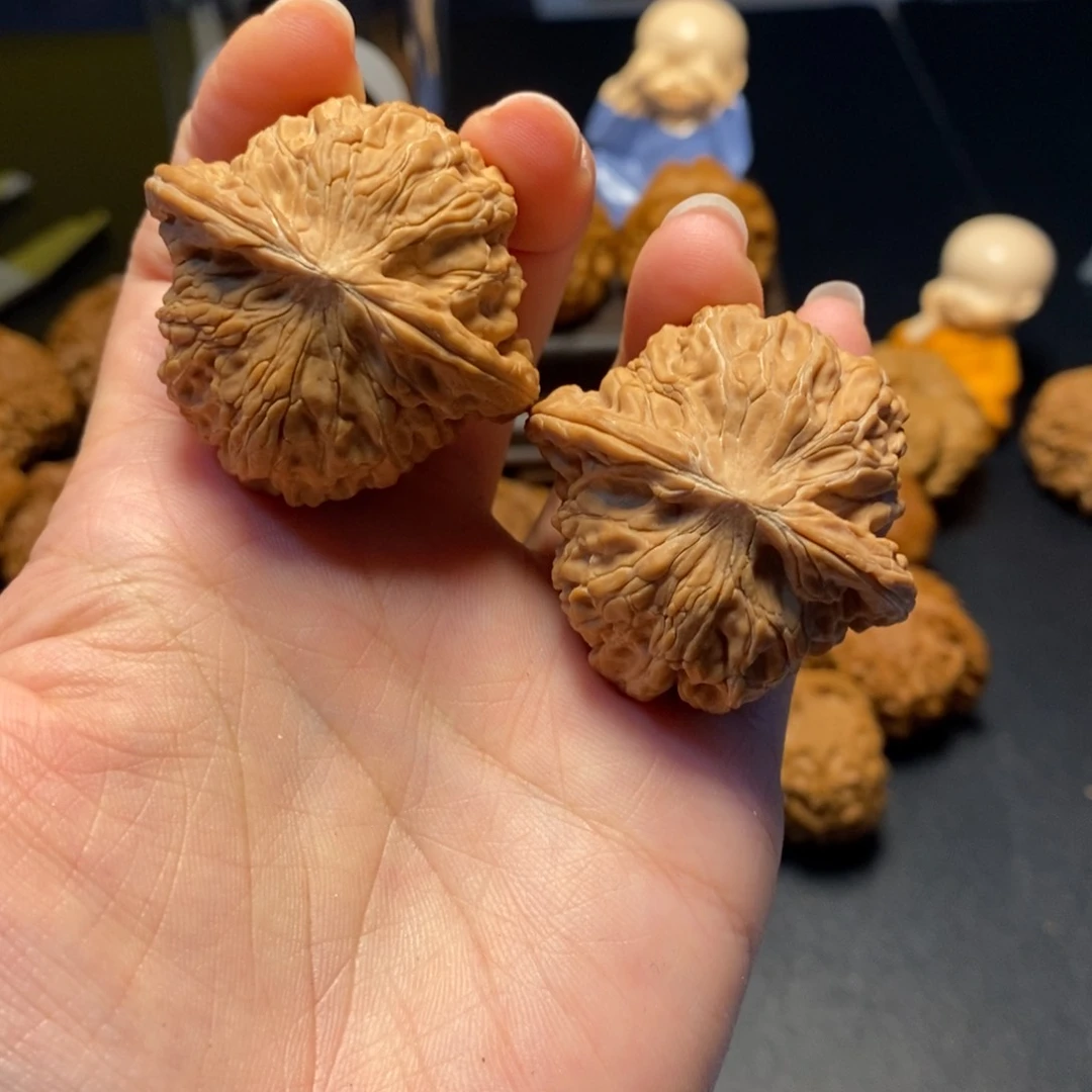 文玩核桃把件54号山地磨盘40尺