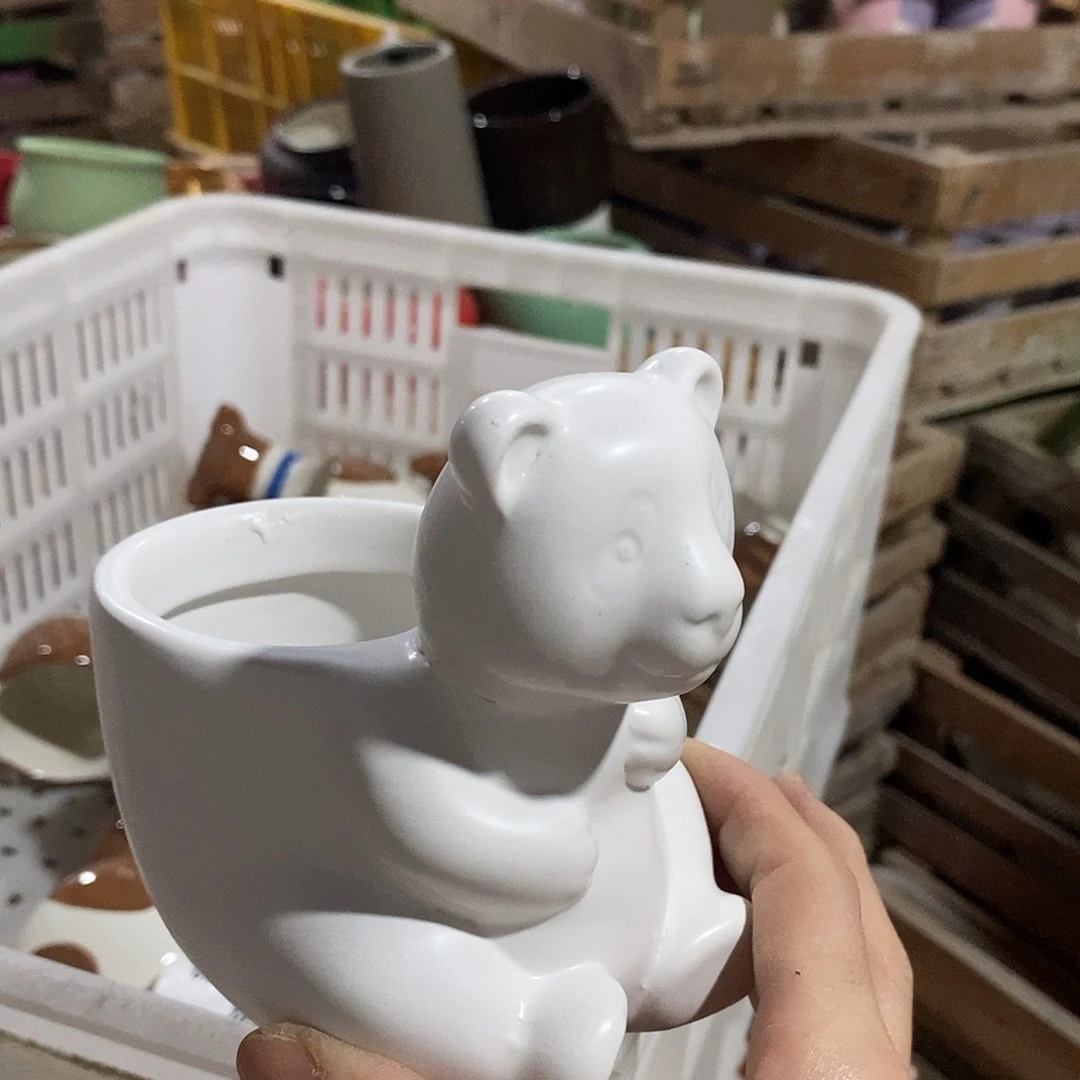 陶杯子陶盆有孔 瑕疵介意勿拍