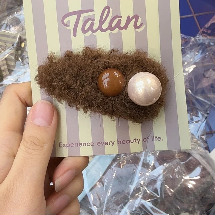 皮质非金属好看得发夹223