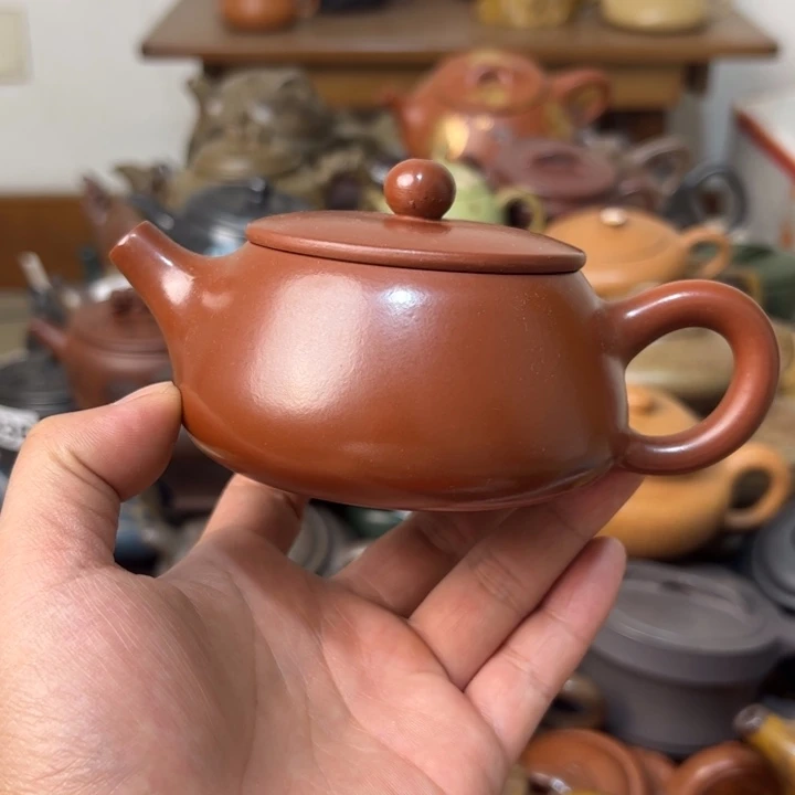 茶壶紫砂紫砂壶微瑕疵整口痕迹