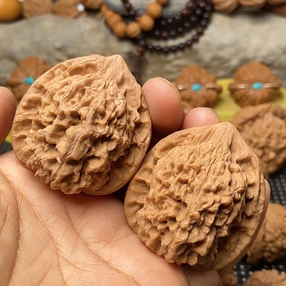 【闪购商品】文玩核桃把件43麒麟官帽