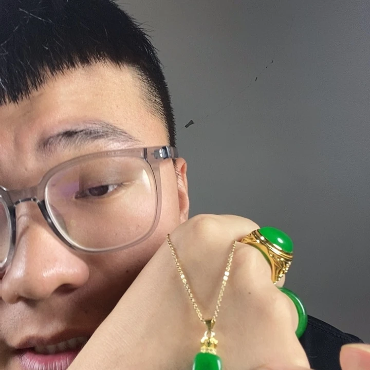 颈饰未镶嵌翡翠高端时尚方糖吊坠