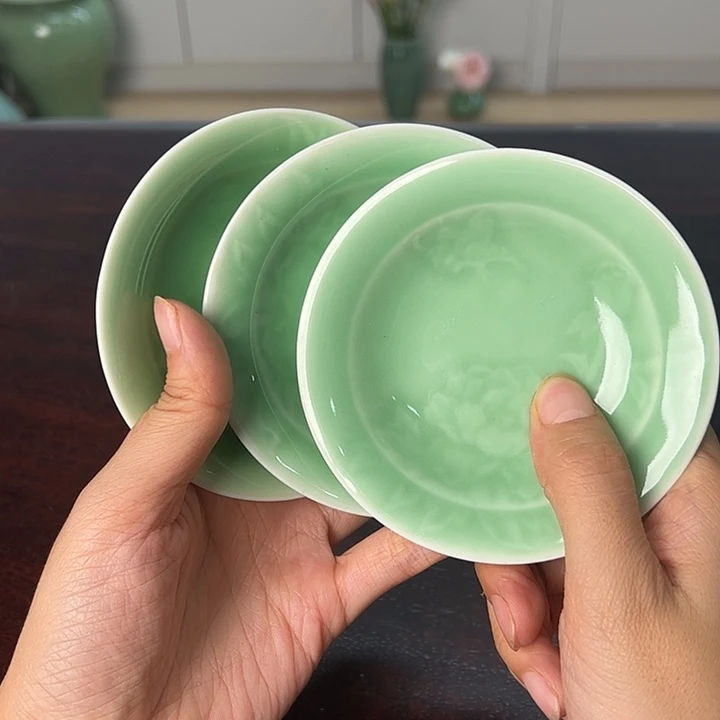 龙泉云间青瓷小米茶器