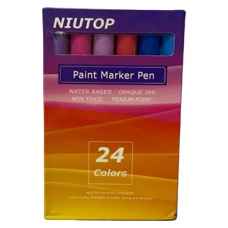 25060106B 彩色涂鸦马克笔沺漆标记笔24色