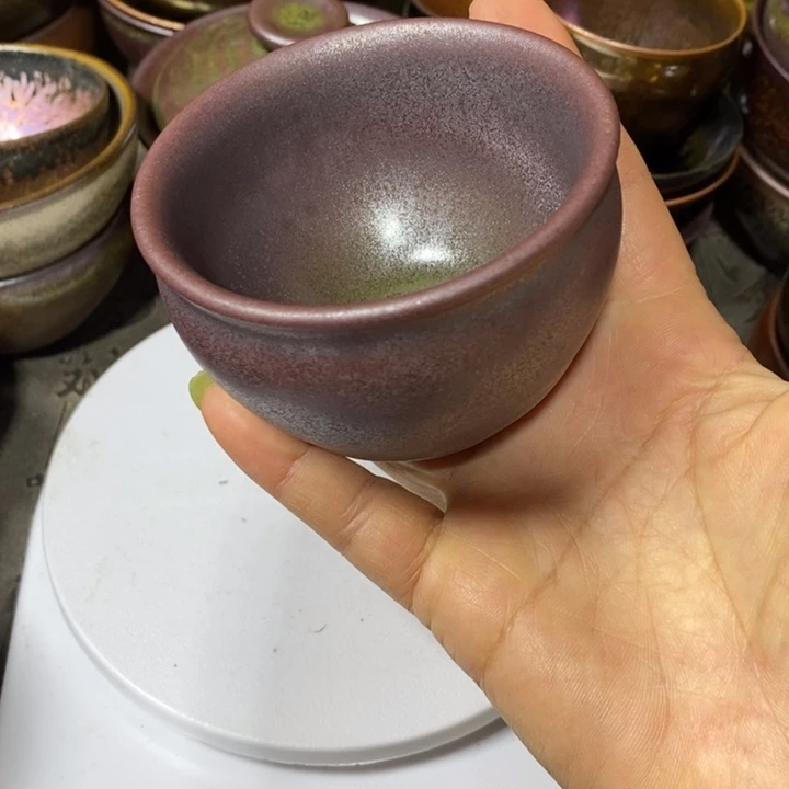 满***意茶盏建阳建盏微瑕柴烧