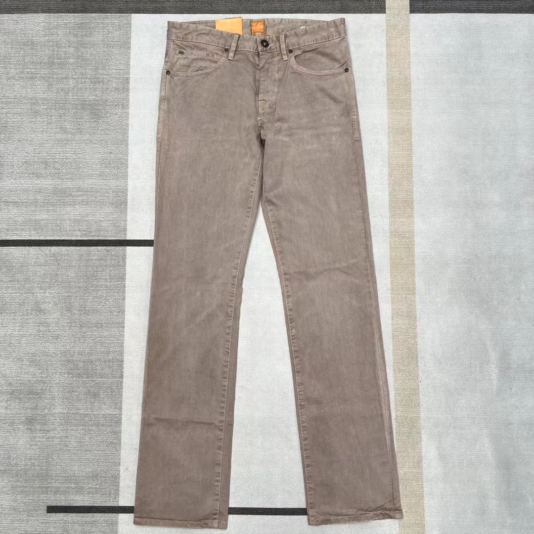 全新未使用 HugoBoss/雨果博斯 长裤常规款男弹力阔腿牛仔裤31
