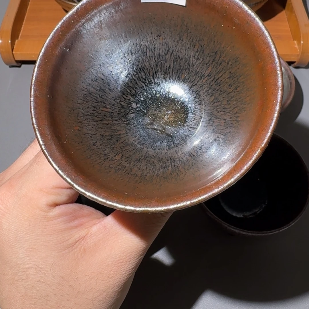 茶盏建窑建盏精品主人杯