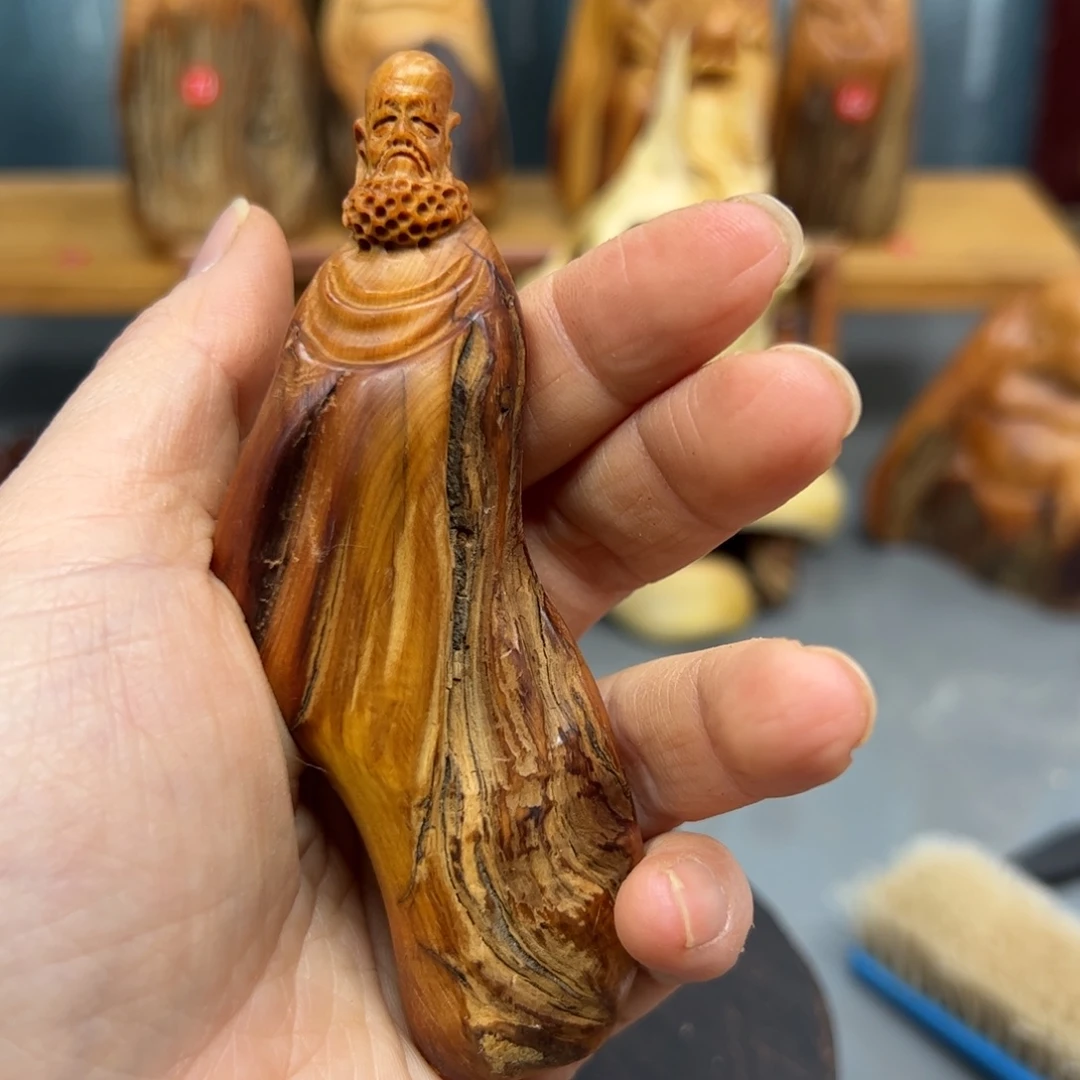 柏木崖柏木摆件手把件，57