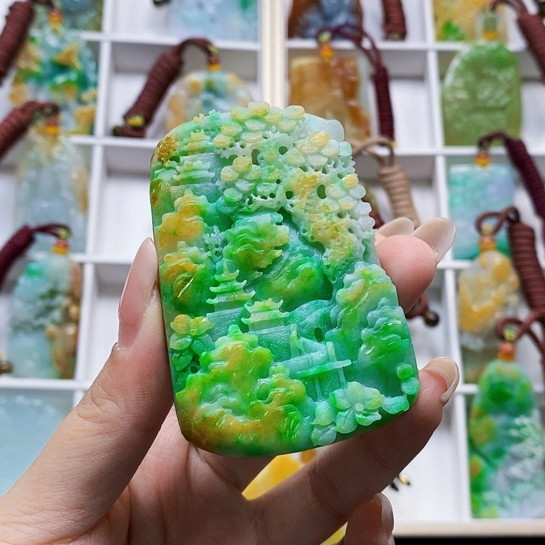哈***喽未镶嵌定制翡翠天然翡翠A货