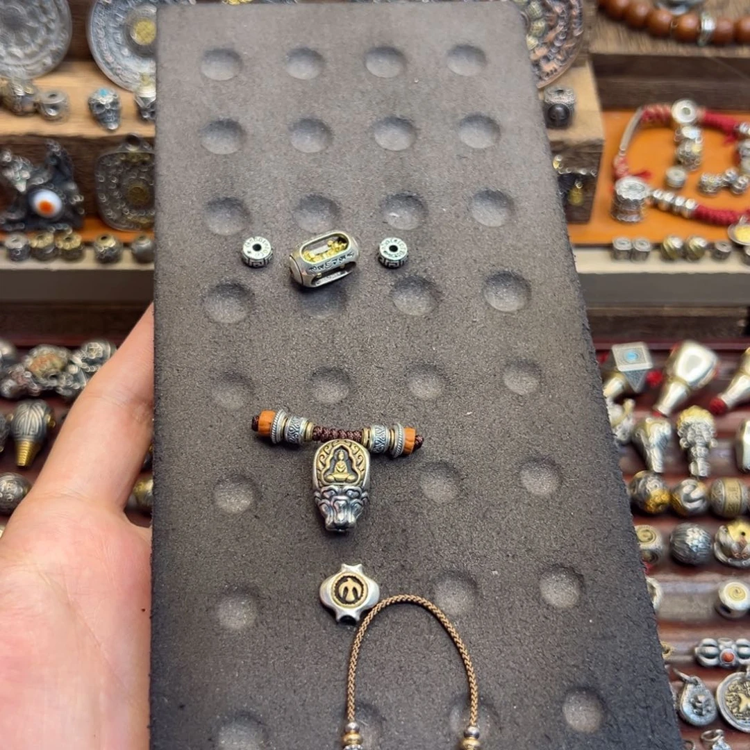 玻璃足银搭配示范