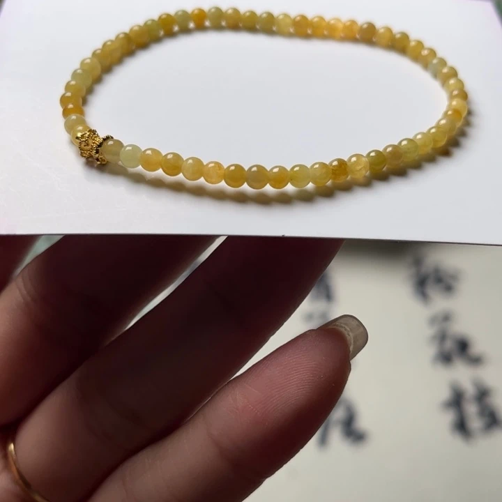 未镶嵌手串翡翠翡翠