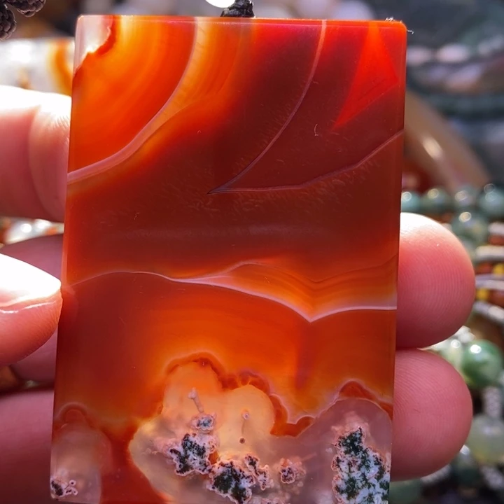 【闪购商品】玛瑙/玉髓颈饰未镶嵌看****?