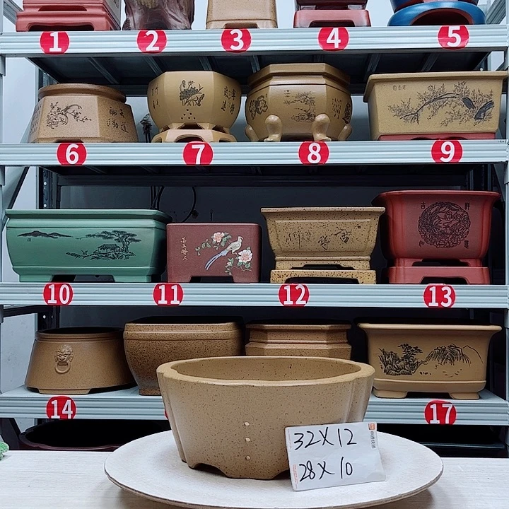 紫砂花盆紫砂花盆