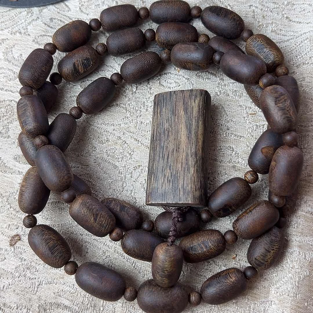 沉香手串留疤沉水71克多样性发一沉香手串