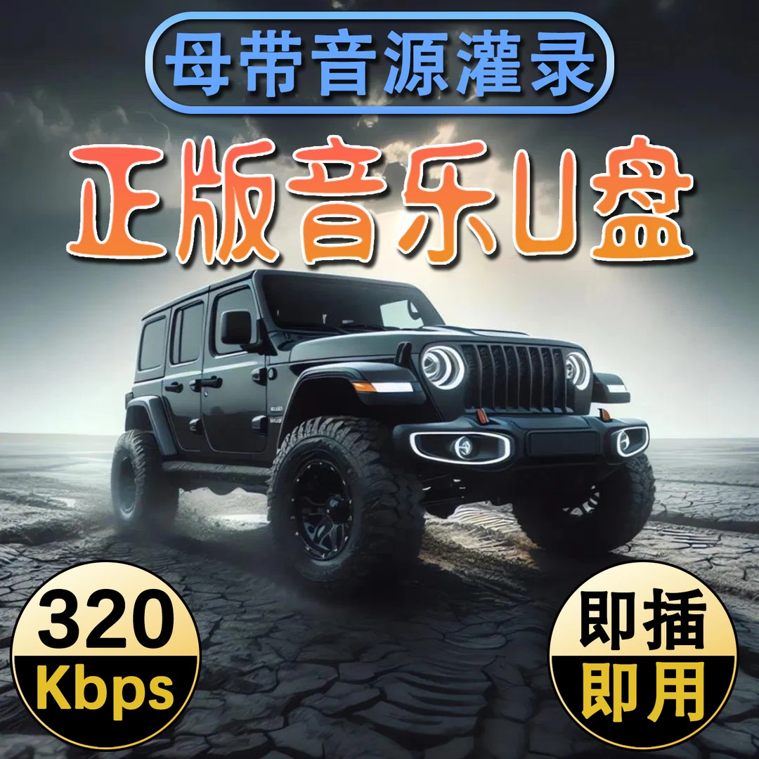 车载音乐U盘2025新款高品质歌曲流行热歌经典正版母带音源