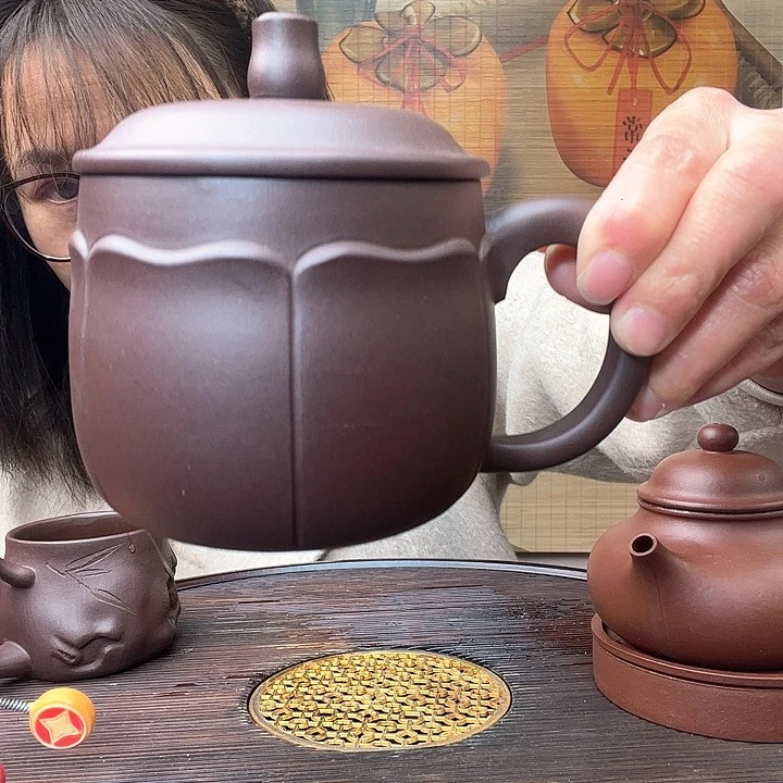 紫砂茶杯原矿紫砂杯