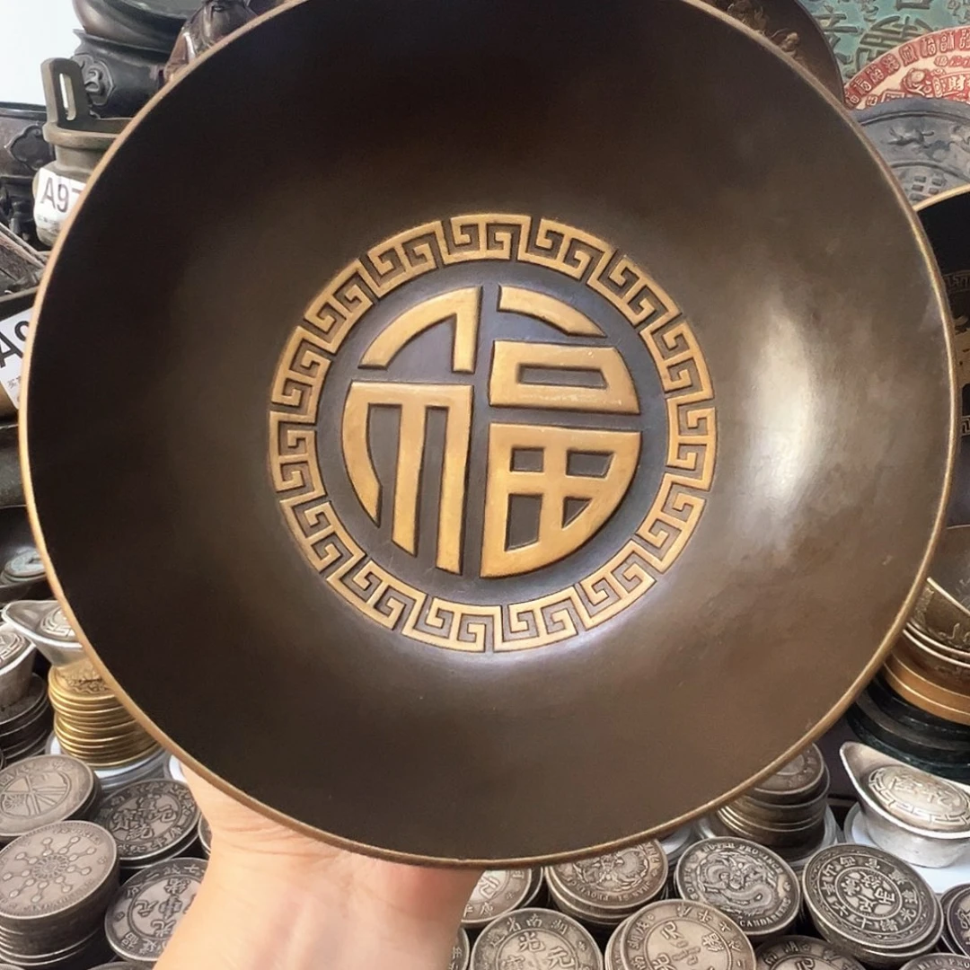 亿***红金属复古风格摆件