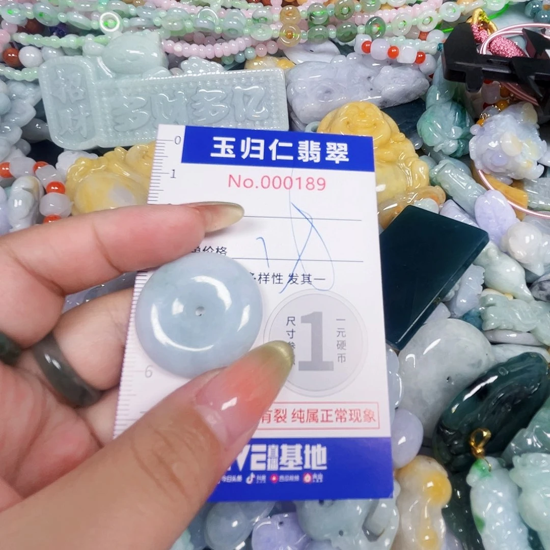 翡翠未镶嵌颈饰好