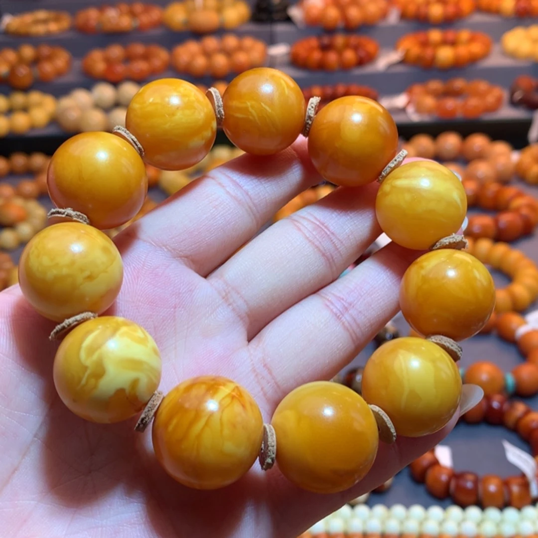 【闪购商品】手串蜜蜡未镶嵌蜜蜡手串