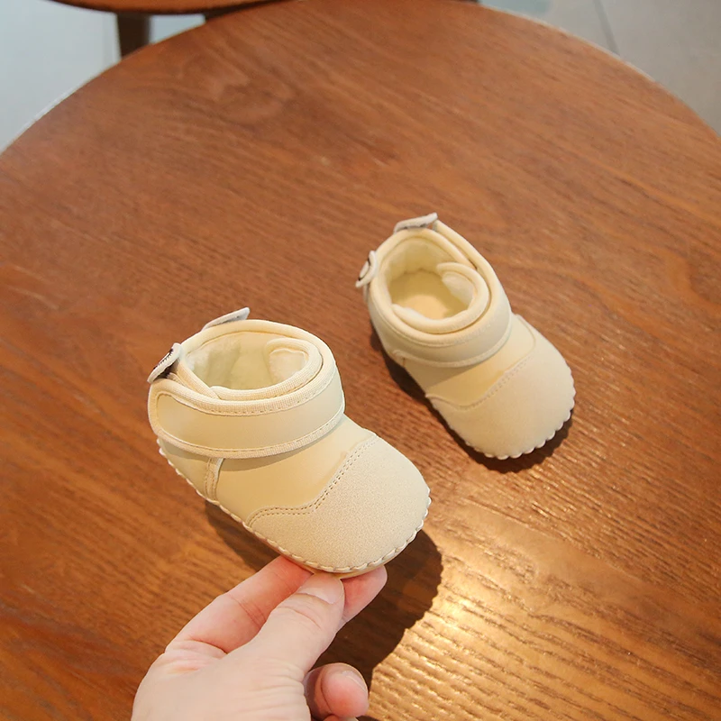 冬季6到12个月婴儿棉鞋一岁宝宝雪地靴加厚一阶段婴幼儿学步鞋子8