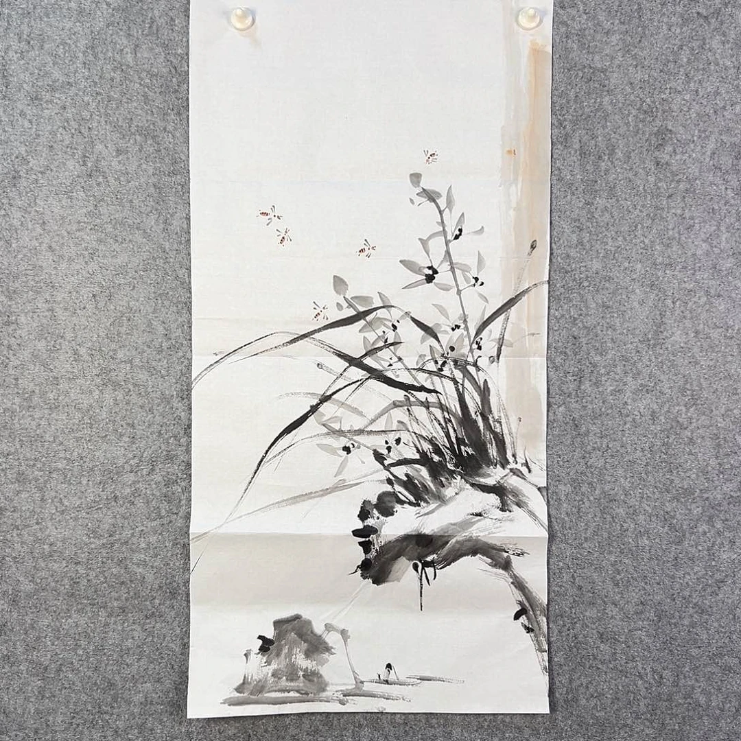 国画233 花鸟在此鸣叫的声此起彼伏中也
