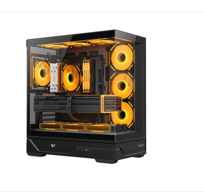 锐龙9800X3D 5070吃鸡永劫 三角洲 瓦黑色海景房电竞游戏主机