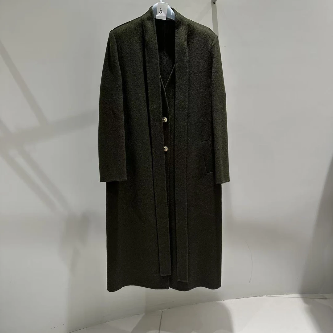 【果缎梅姐专属】羊绒羊毛大衣 YW-5