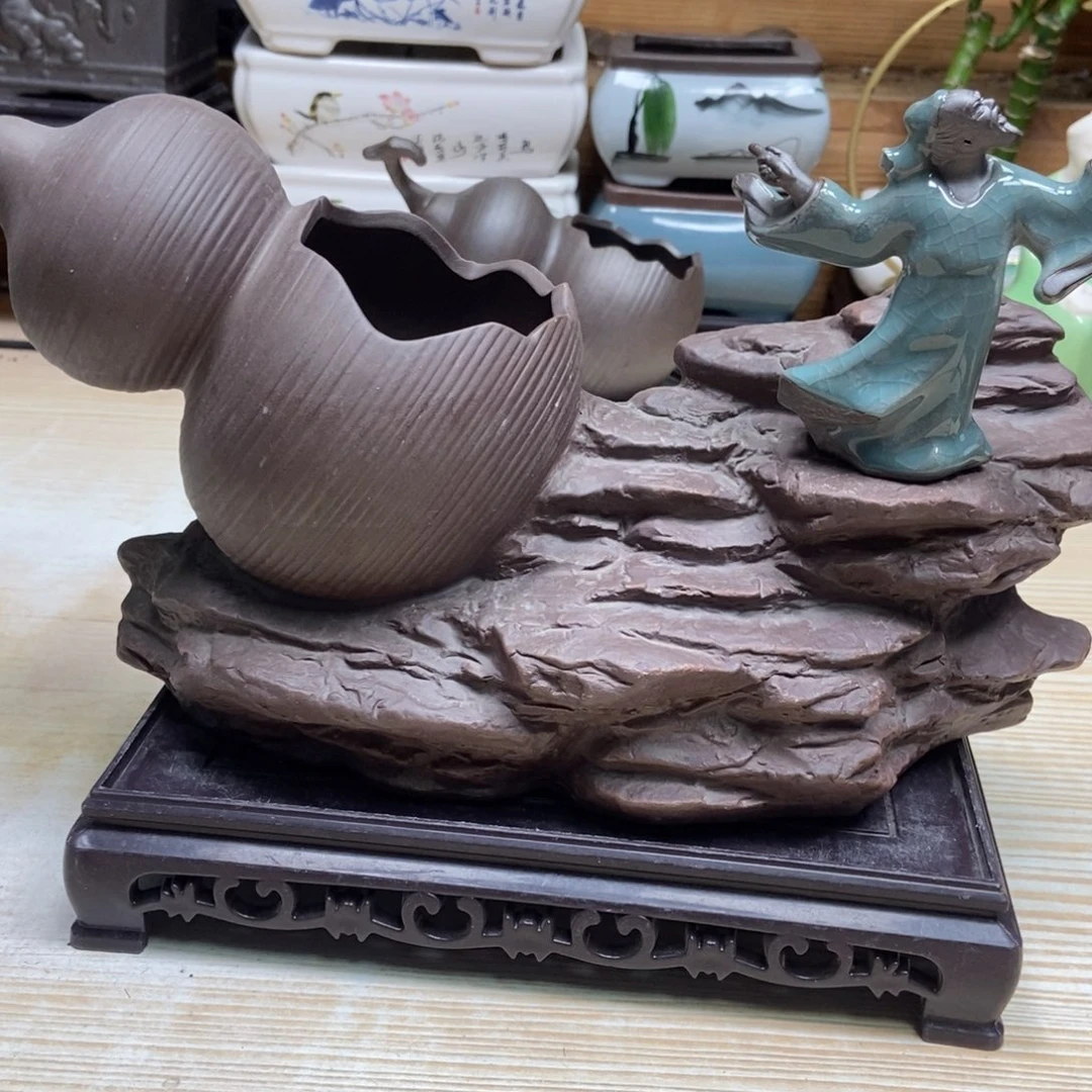 瓷片陶瓷花盆陶瓷艺术