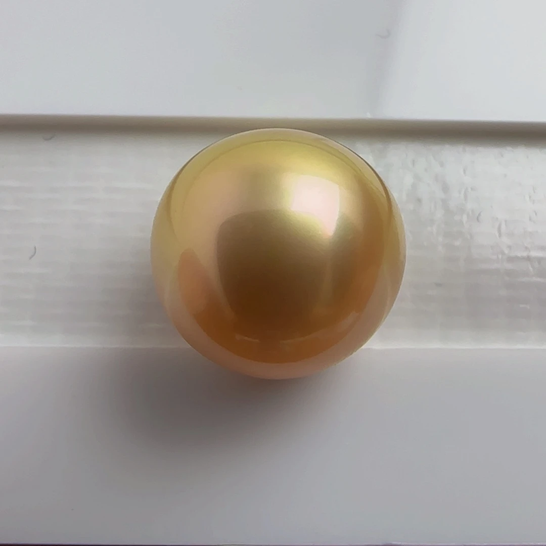 海水珍珠裸珠南洋金珠12.2-12.4