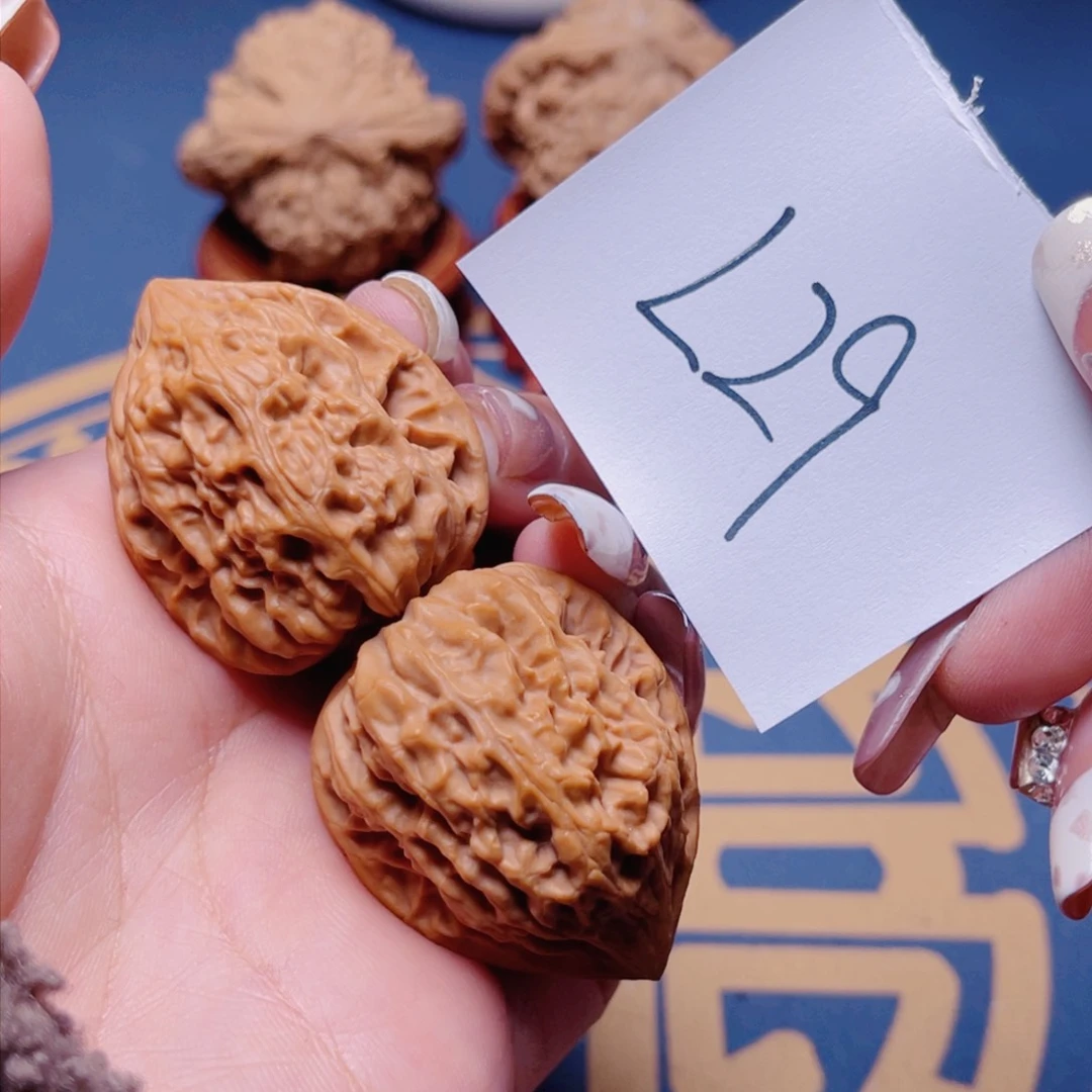 文玩核桃把件鸡心34