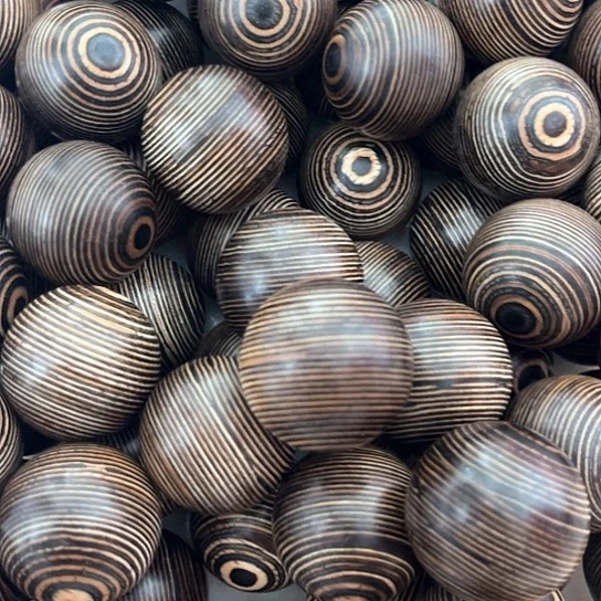 木斑马木40手球一对