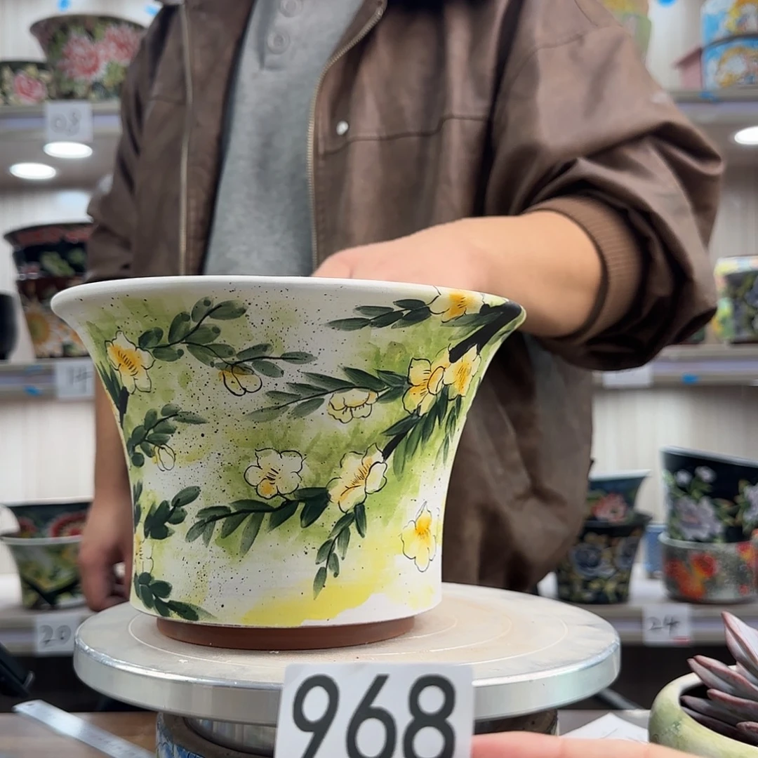 紫砂花盆瑕疵瑕疵968