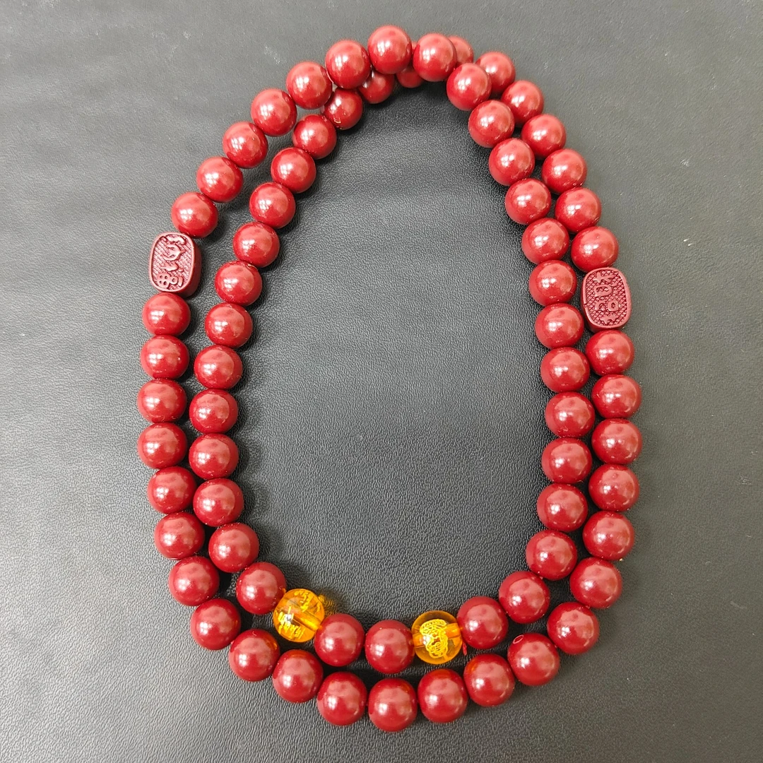 含辰砂工艺品29辰砂项链