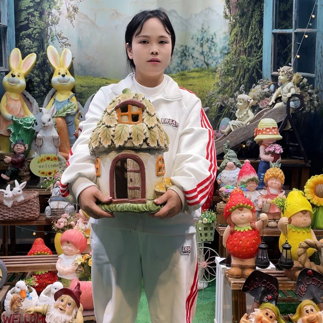 摆件花园摆件红红火火