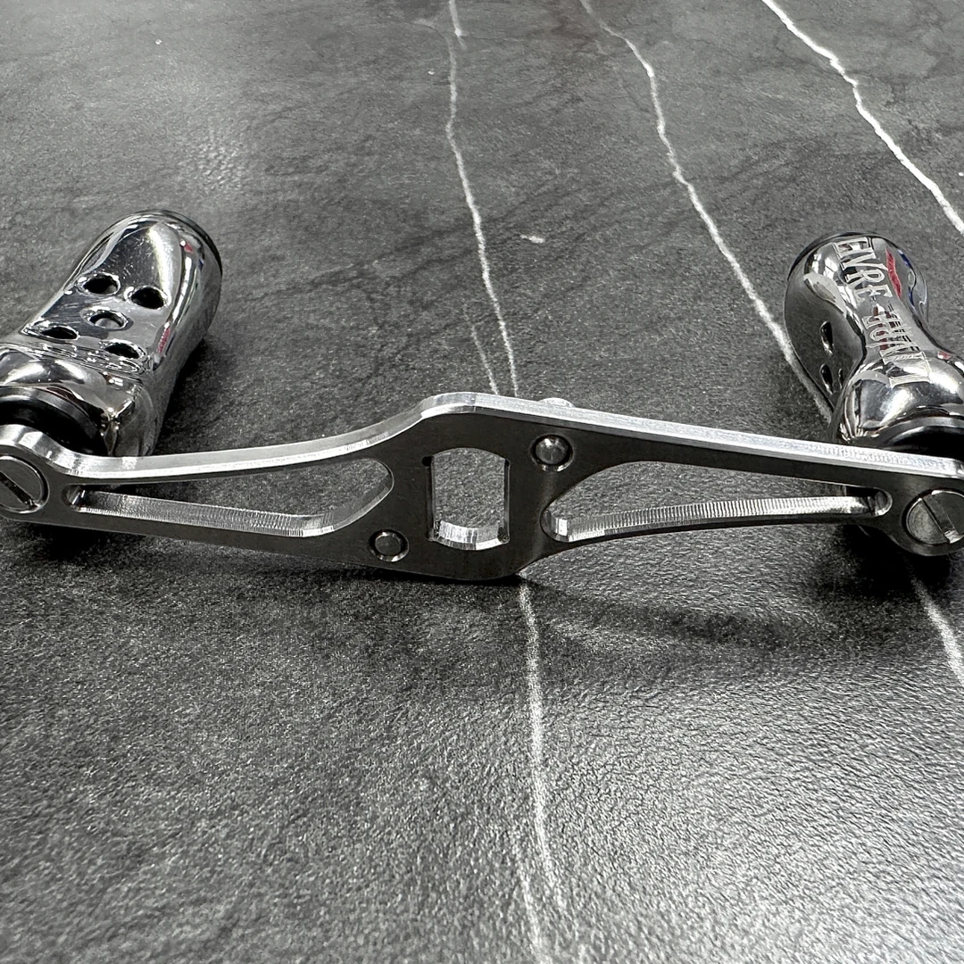 复古鼓轮定制款钛合金摇臂加实木握丸