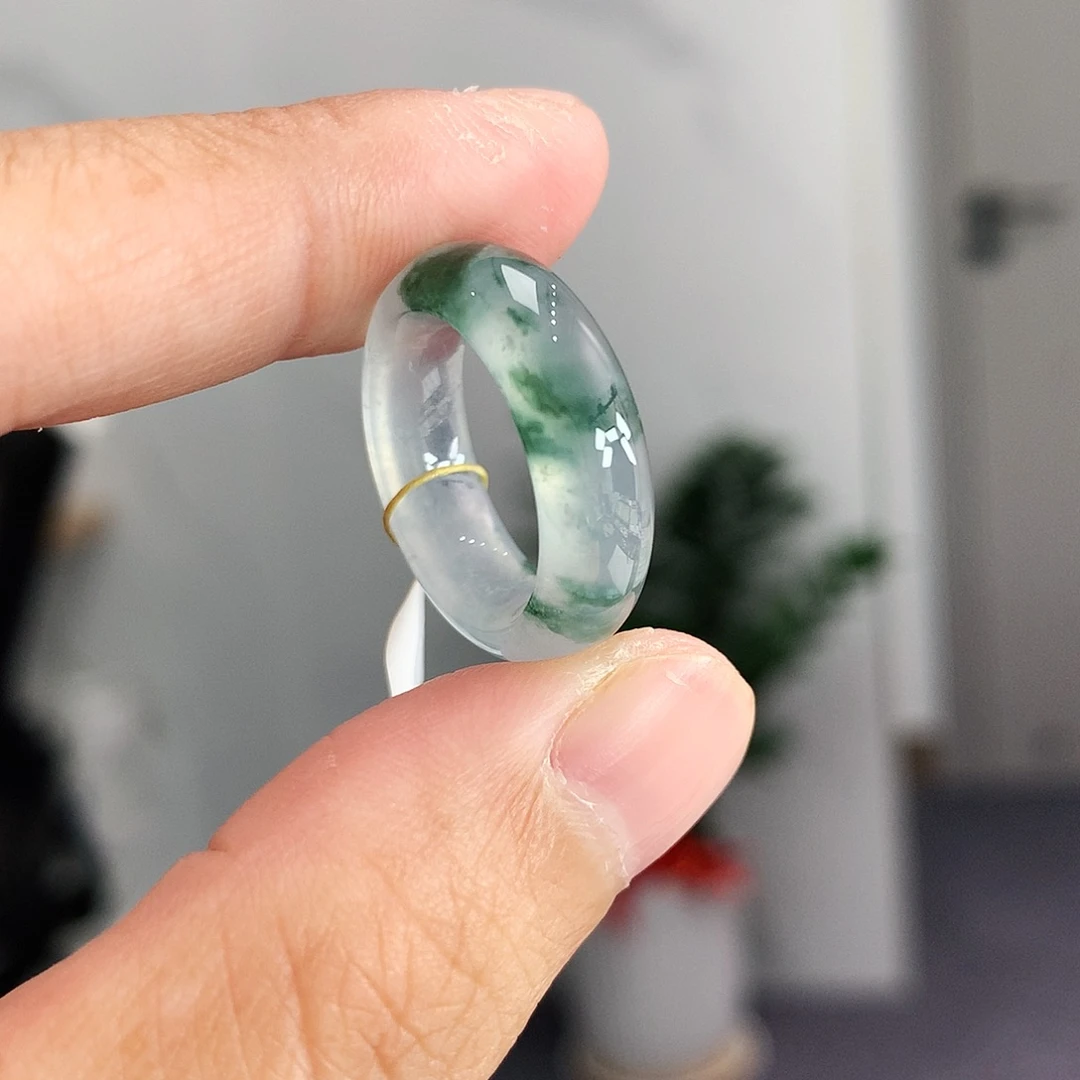 翡翠未镶嵌戒指8号