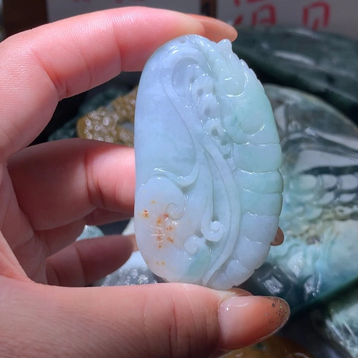 翡翠未镶嵌颈饰保真天然A货翡翠