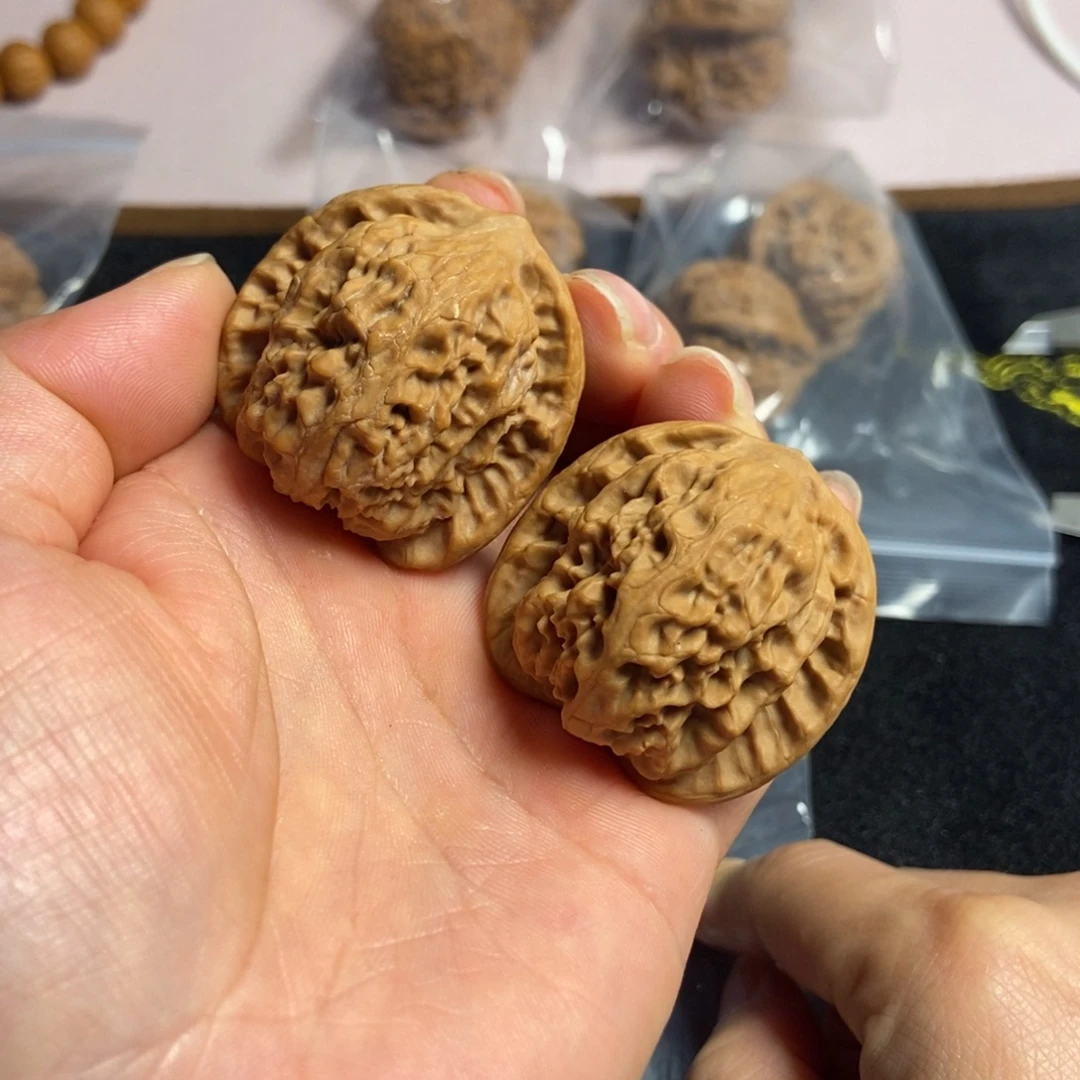 桃核吊坠野狼核桃79