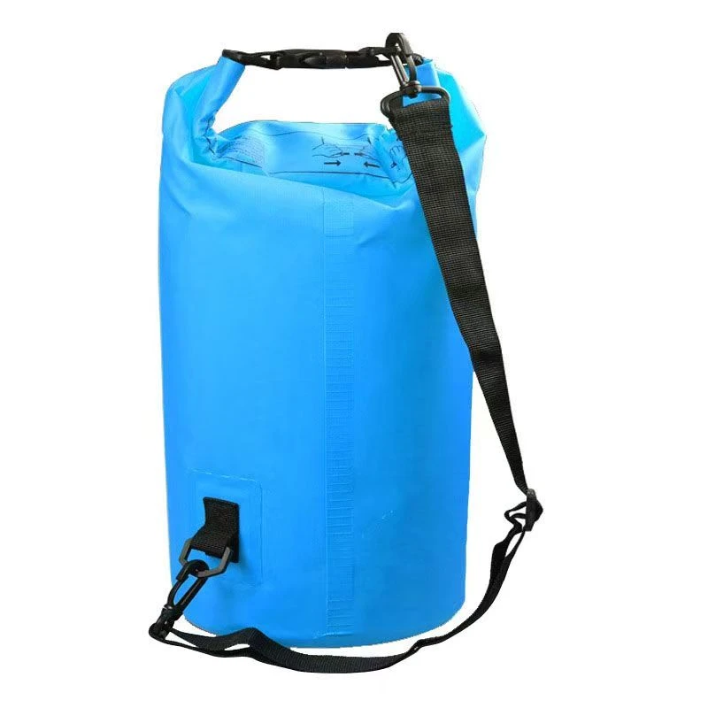 户外防水包防泼水pvc水桶包沙滩漂流袋游泳包10L*2只便携式束口
