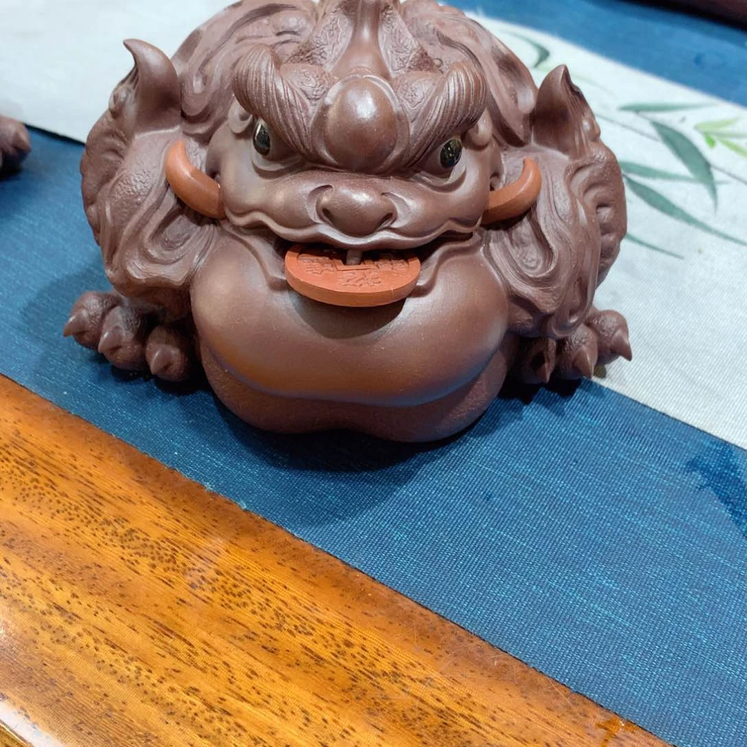 茶壶紫砂z***w紫砂金蟾福蝉