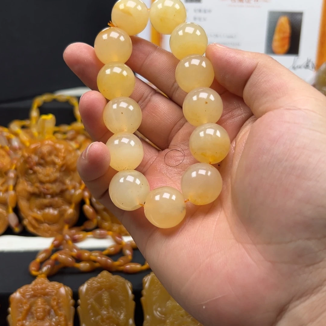 石英质玉（黄龙玉）未镶嵌多样性发货，发其一