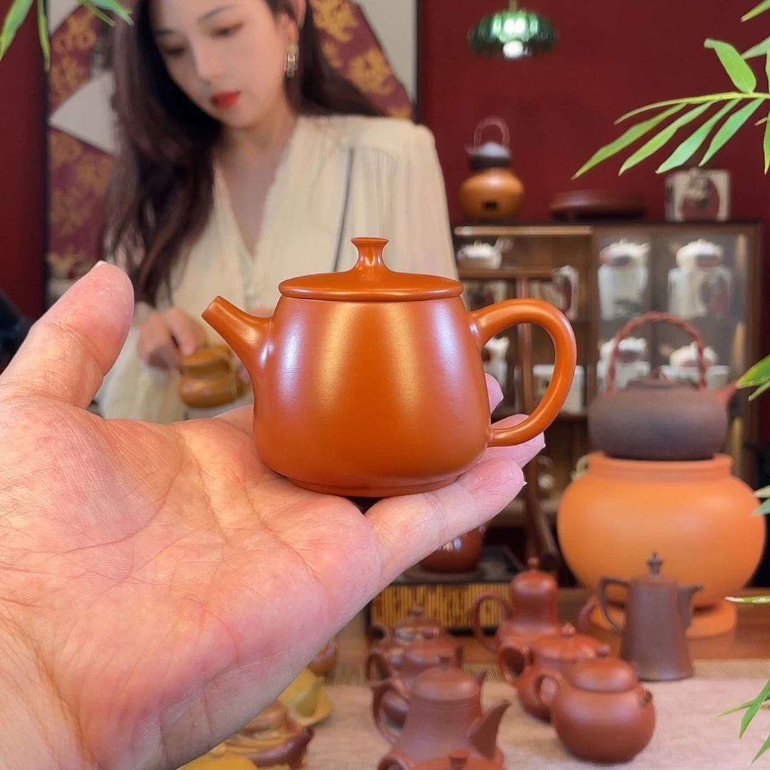 紫砂茶杯纯手工手拉壶 100cc-110cc