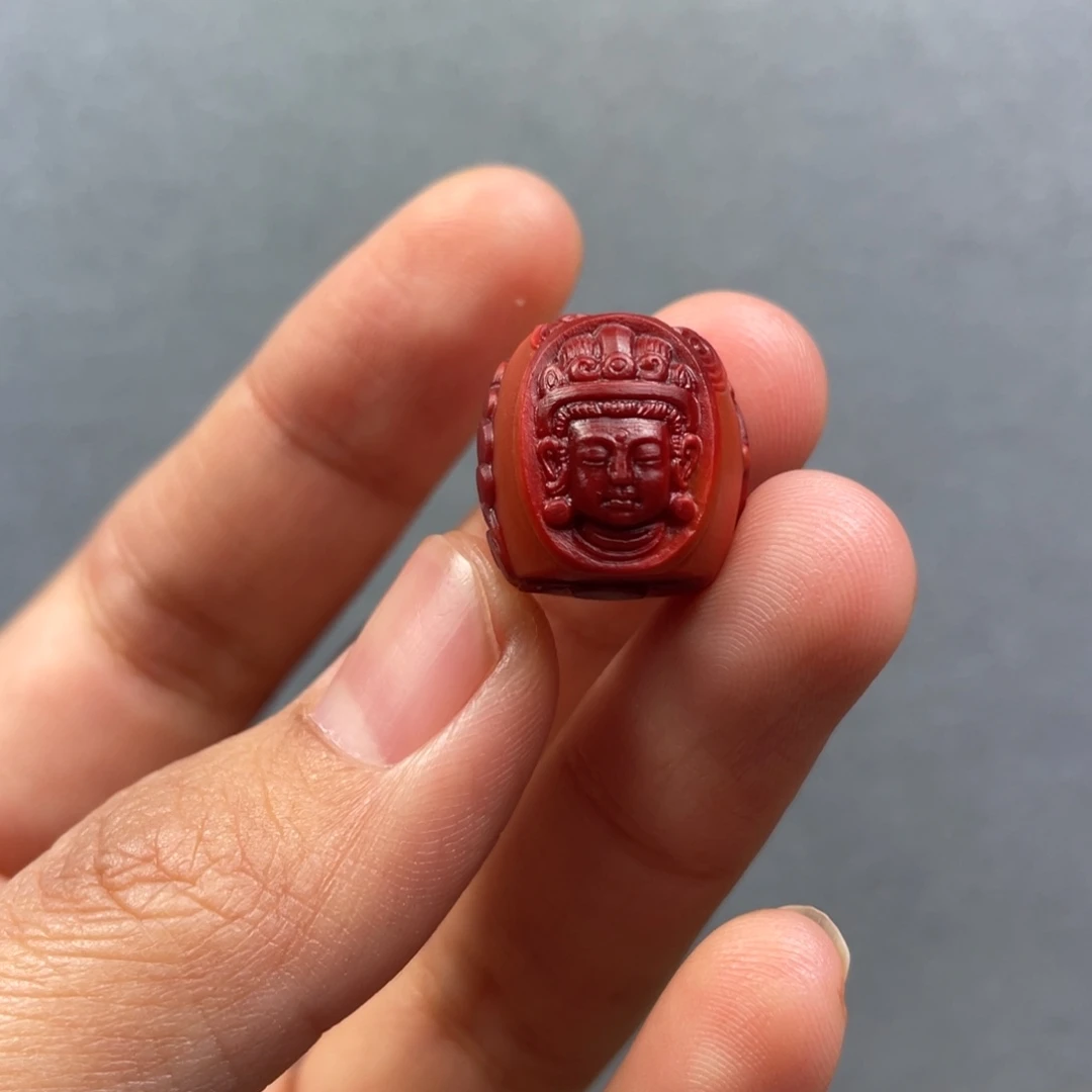 南红玛瑙未镶嵌配饰观音