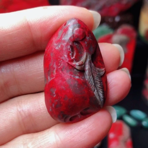 昌化鸡血石昌化鸡血石挂件