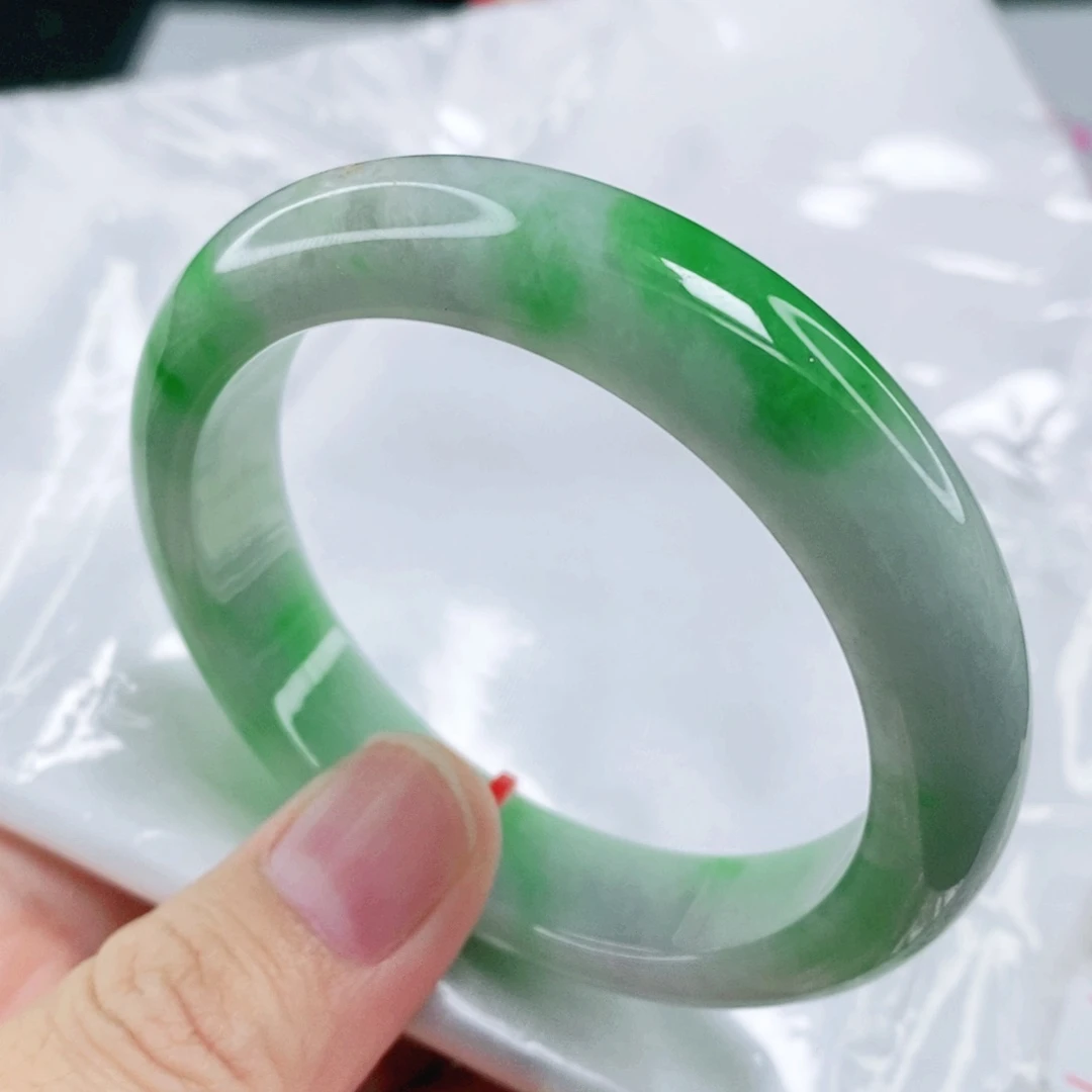 未镶嵌手镯翡翠52.8圈口