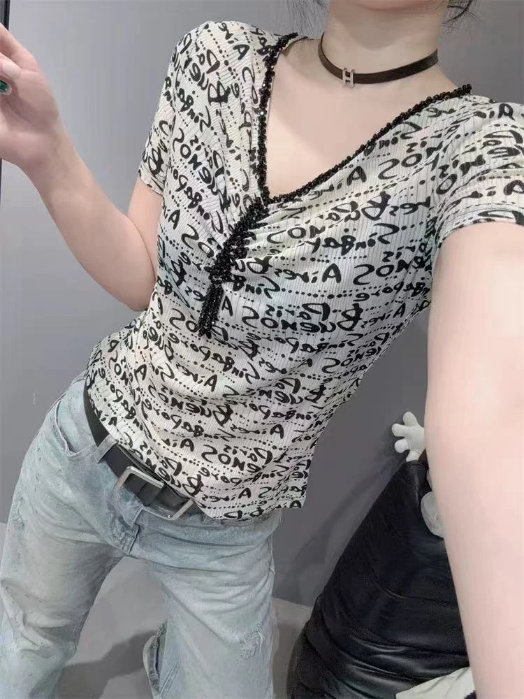 【XIAOHUIHUI】欧货爆单款V领上衣