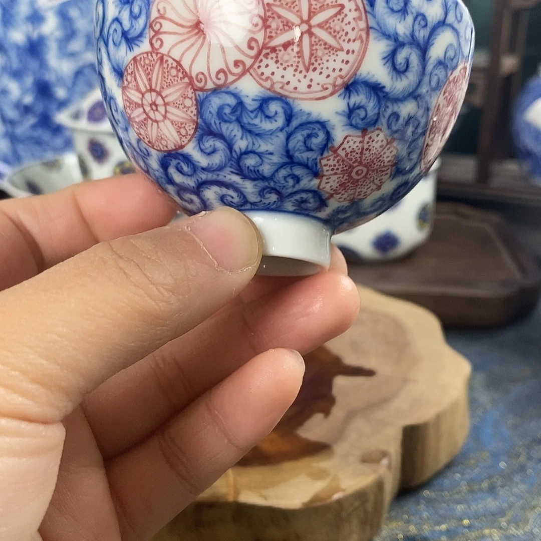 瓷片景德镇手绘青花茶器28